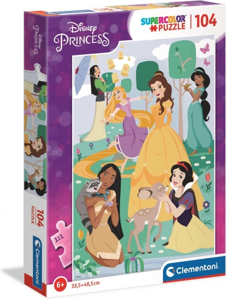 Pusle CLEMENTONI Disney printsessid 104 tükki