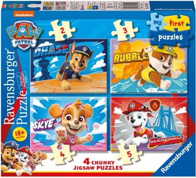 Ravensburger Minu esimesed pusled Käpapatrull 4-in-1