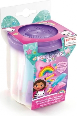 Modeling Clay Set GABIN CAT HOUSE My Rainbow Creations – purple cup