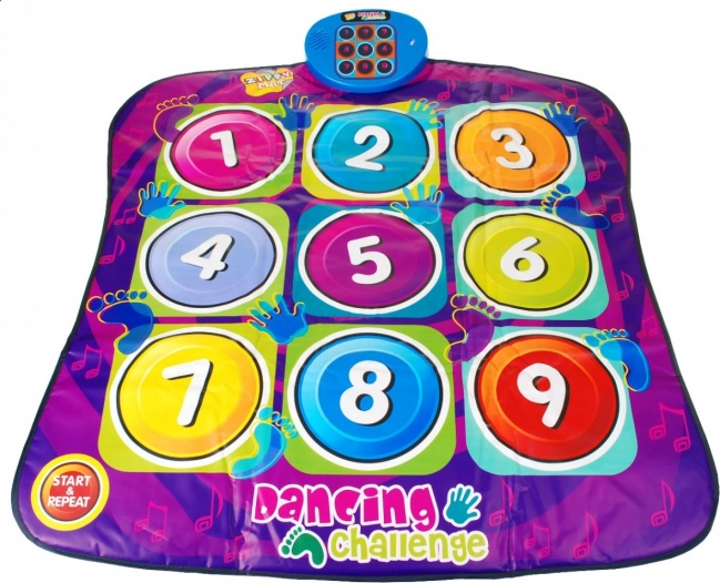 Laste muusikaline tantsumatt Dancing Challenge 3+ numbrite ja 5 tasemega