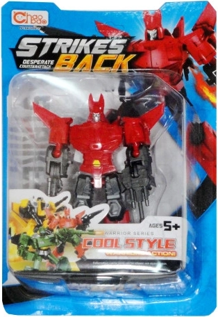 Plastic transforming robot for kids