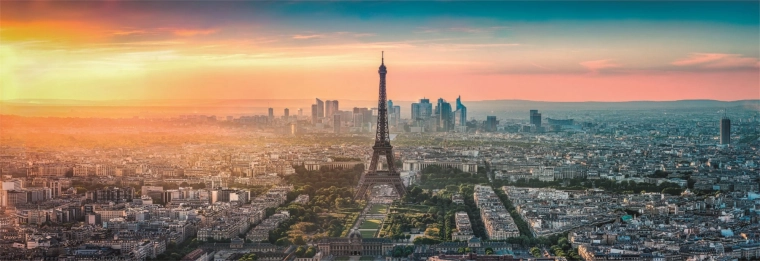 1000-piece puzzle compact panorama Paris