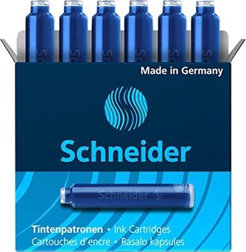 Ink Cartridges Schneider Blue 6 pcs