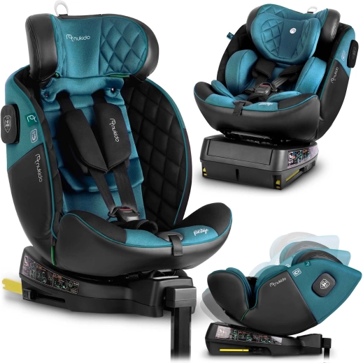 Nukido Prestige Line i-Size laste turvatool 40–150 cm, pöörlev 360°, ISOFIX