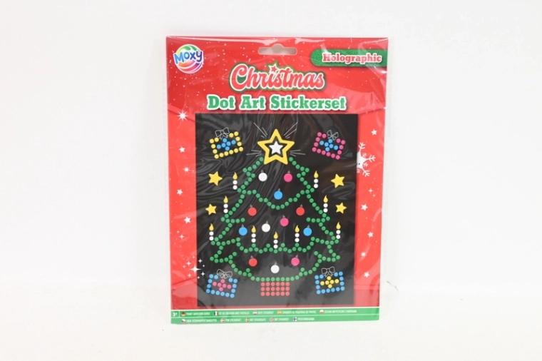 CCG Christmas Dot Sticker Art – Creative Picture 22 × 18 cm