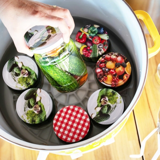 Airtight sealing for home canning