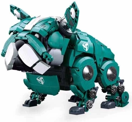 Sluban Mechanical Bulldog – Green Building Set