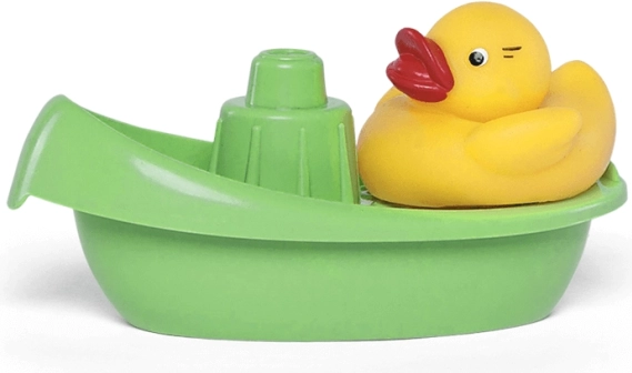 Bathtub boat with duckling for babies