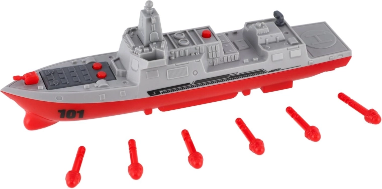 Shooting action with removable rockets
