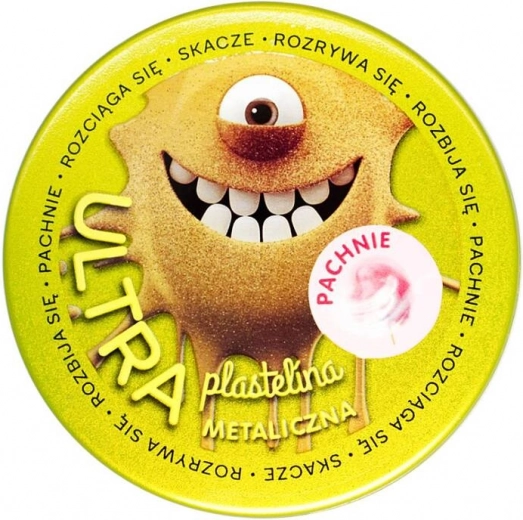 Ultra scented modeling clay gold metallic cotton candy 128 g