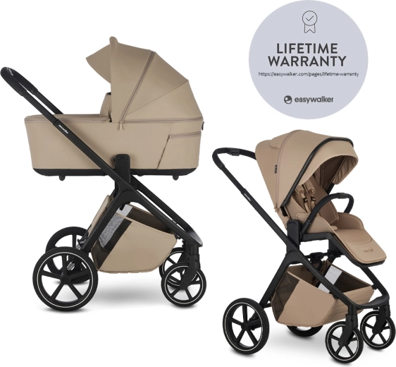 Kombineeritud lapsevanker Easywalker Zoey Go sand taupe