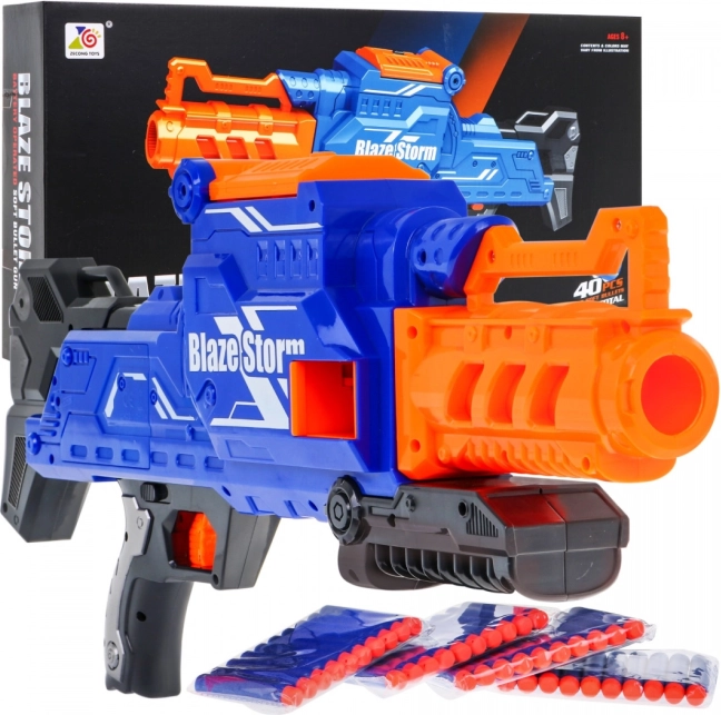 Automatic kids' blaster Blaze Storm 8+ with 40 foam darts
