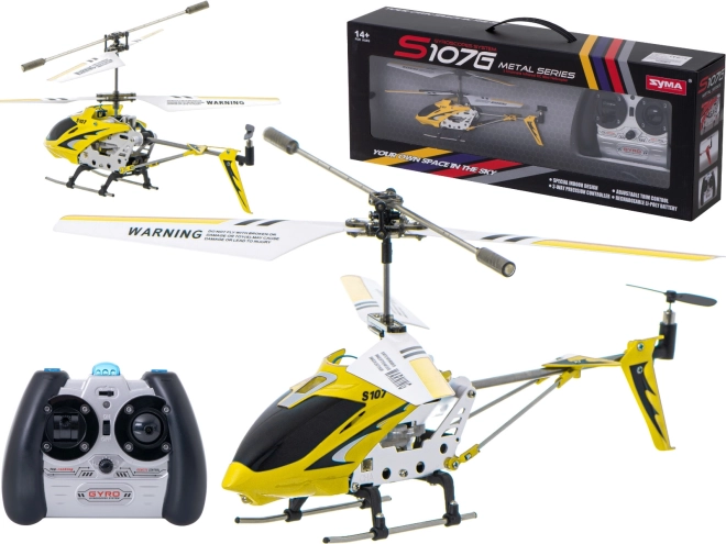 RC-helikopter Syma S107G – Kollane
