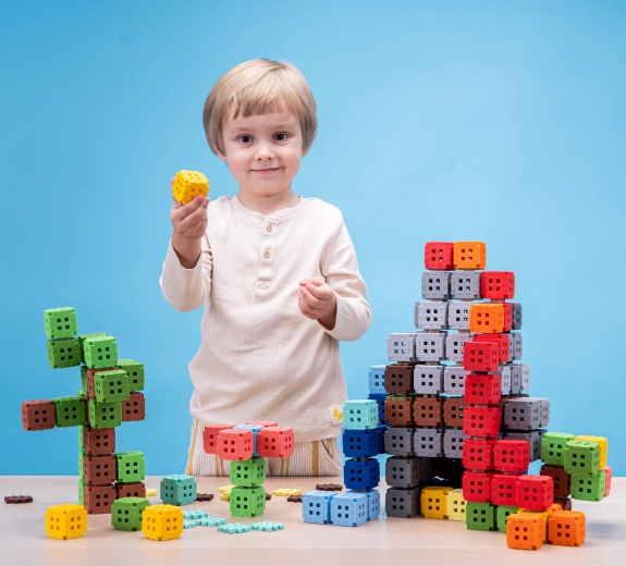Soft, safe, and easy-to-grip pieces