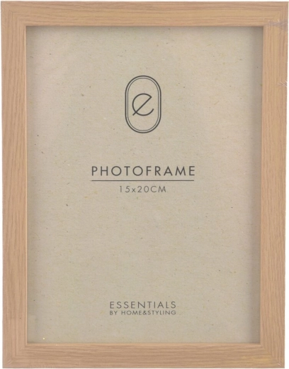Brown wooden photo frame 15 × 20 cm