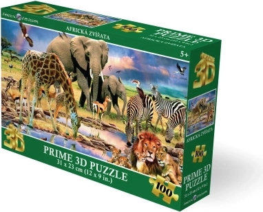 3D pusle – Aafrika loomad