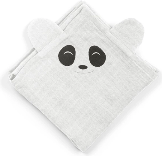 NuuRoo Bjork musliinmähkmed panda white onyx (2 tk)