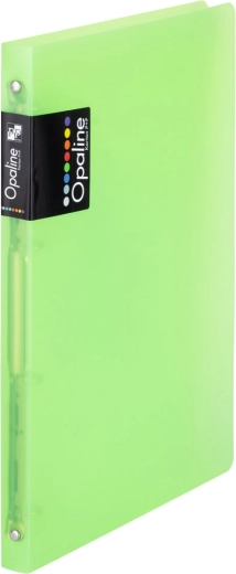 A4 Polypropylene Ring Binder, Green