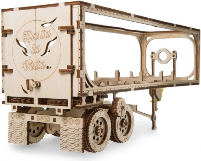Puidust 3D pusle veokihaagis HEAVY BOY VM-03 (138 osa) UGEARS