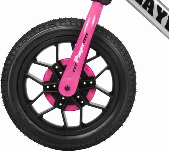 12" EVA wheels for stable and safe riding