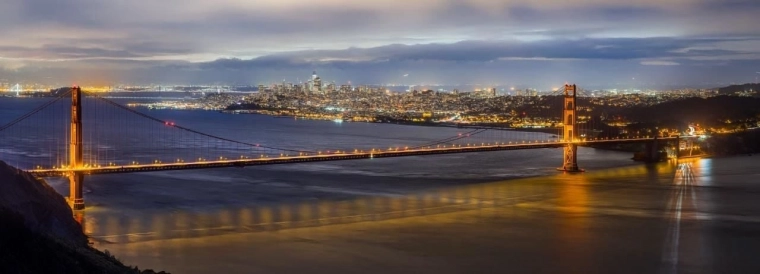 Panoraampusle Golden Gate'i sild, San Francisco 1000 tükki
