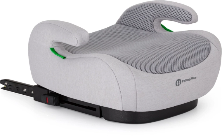 Petite & Mars istmekõrgendus Optimus Pro i-Size Air gentle grey 125–150 cm