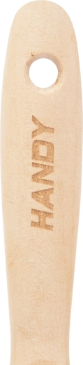 Wooden handle with hanging option