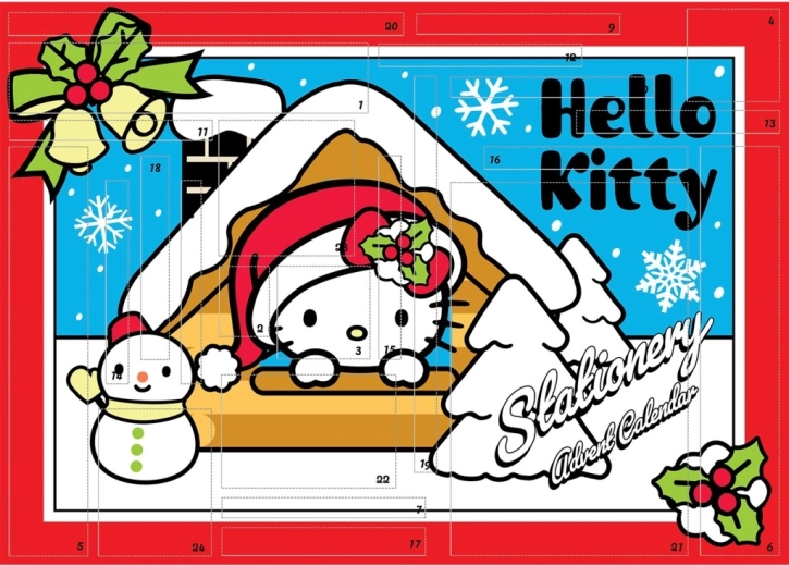 Hello Kitty advendikalender meisterdamiseks (kirjatarbed)