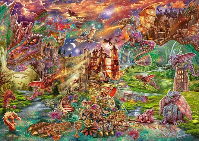 Pusle „Draakoni aare“ 2000 tükki SCHMIDT