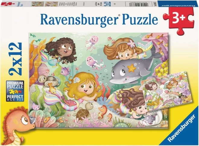 Ravensburgeri pusle haldjate ja merineitsid 2×12 tükki