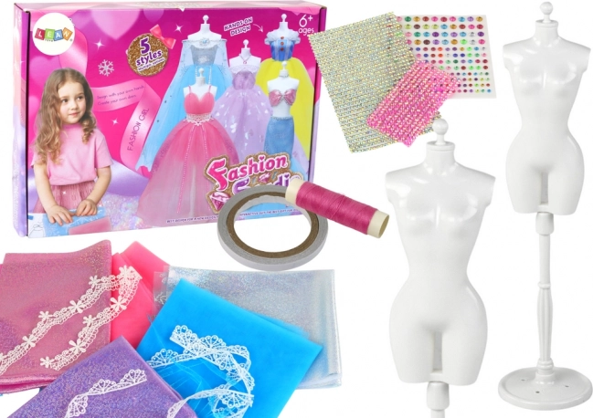 Creative art kit for designing doll dresses