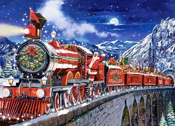 200-piece Puzzle Santa's Coming to Town