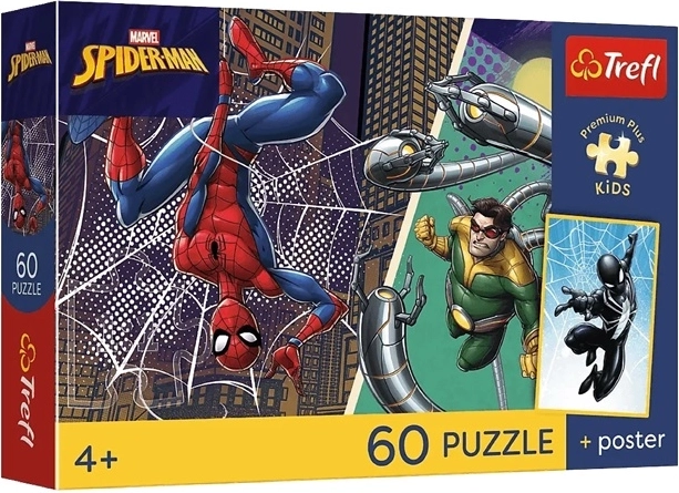 Puzzle Premium Plus kids marvel: superkangelaste päev 60 tükiga
