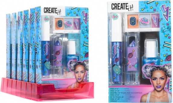 Holographic makeup set