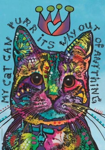Puzzle HEYE Jolly Pets – My Cat Can Purr, 500 pieces
