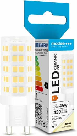 LED Bulb G9 4.3 W Neutral White Modee Lighting