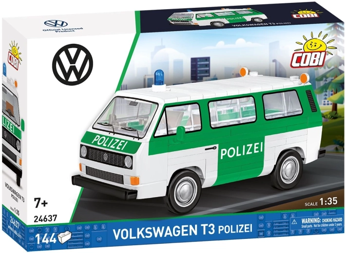 Cobi Volkswagen T3 politsei 1:35 (144 detaili) - 1 tk