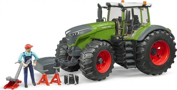 Bruder Tractor Fendt 1050 Vario with Mechanic and Workshop Tools 1:16
