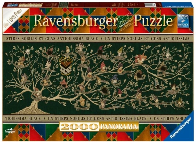 Harry Potteri sugupuu panoraampusle 2000 tükki Ravensburger