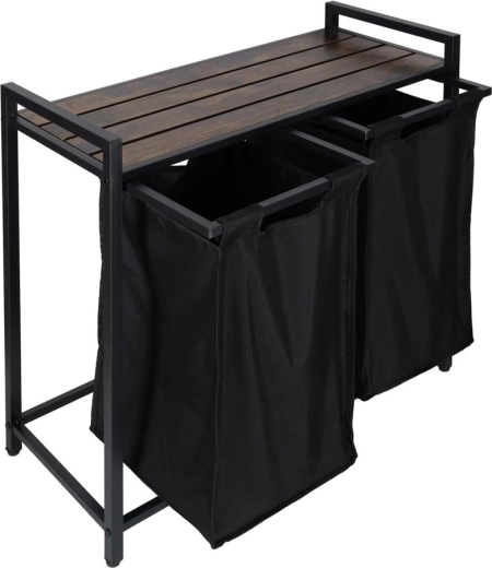 Stable loft-style construction with top shelf
