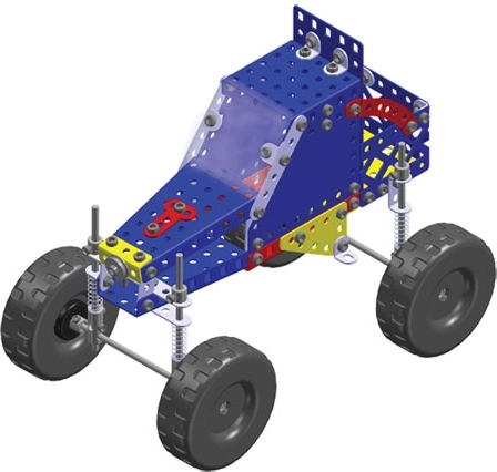 Suspension wheels for driving over obstacles