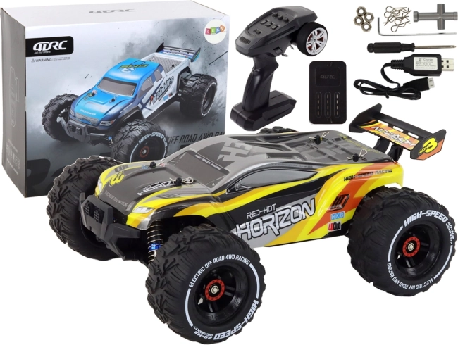 Maastiku RC auto RABBITS 4WD 2.4G kollane