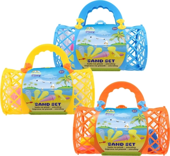 Plastica sand mold set in a retro bag