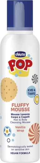 Chicco vahutav geel kehale ja juustele Pop Vanilla 200 ml