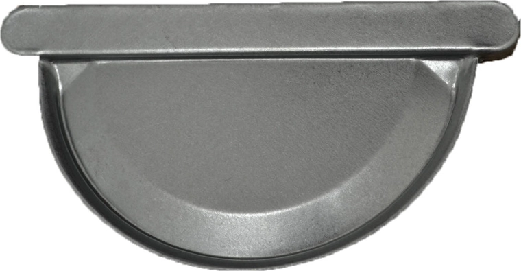 Gutter End Cap 330 mm Galvanized