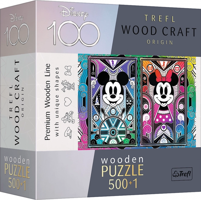 Puust pusle Mickey Mouse & Minnie 501 tükiga