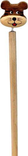 Puidust pliiats tiigripeaga topperiga