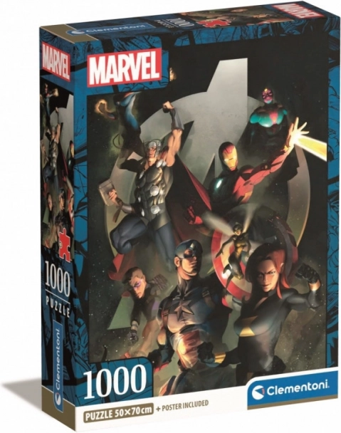 Pusle 1000 tükki Compact Marvel The Avengers