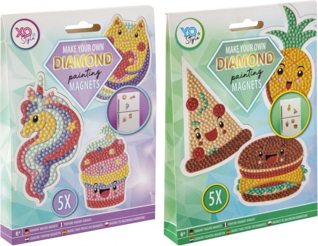 Diamond Painting Magnet Kit, 5 pcs