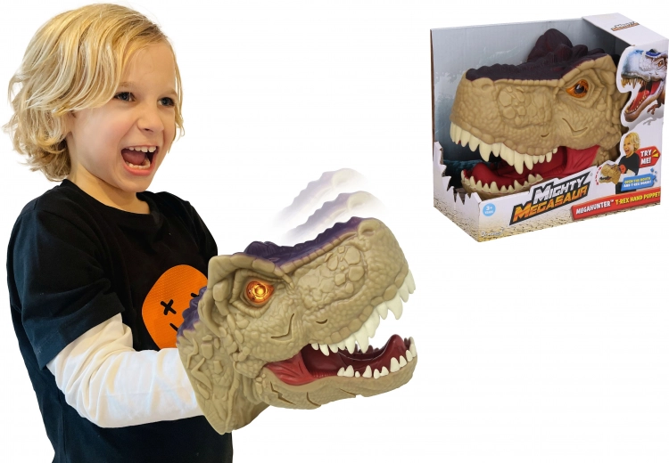 Dinosauruse pea efektidega käele 20 cm